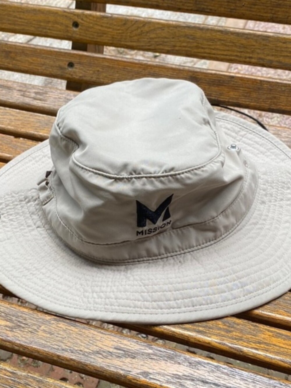 Mission Instant Cooling Bucket Hat Khaki Sun Hat Hiking Fishing UPF 50 NWT